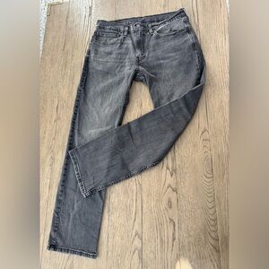 Men’s Levi Strauss Distressed Black Jeans - 34x32